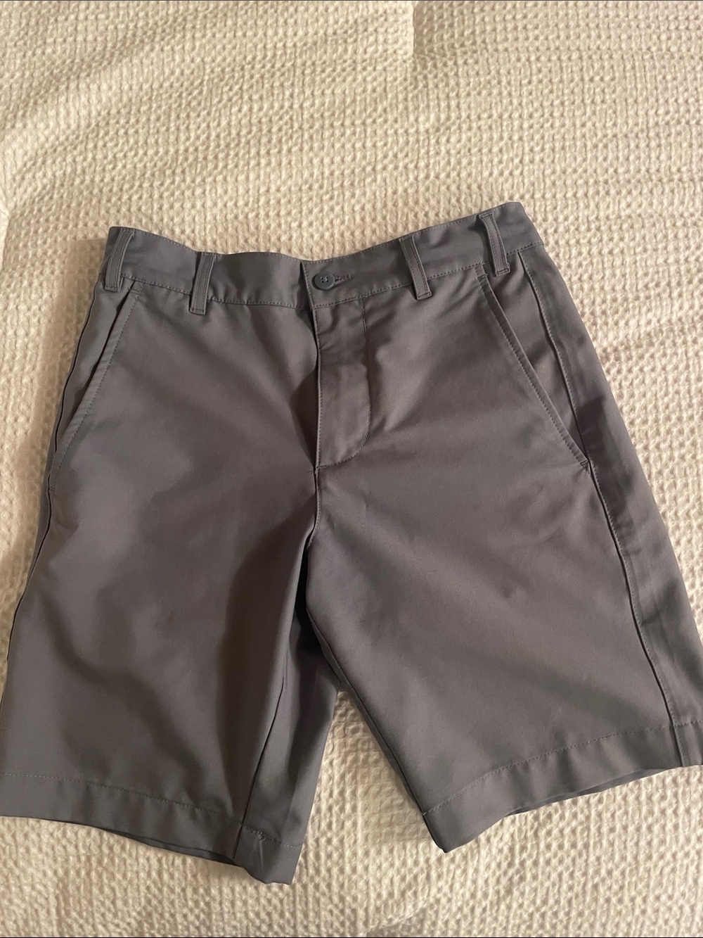FootJoy Slate Gray/Blue Performance Kids' Golf Shorts M